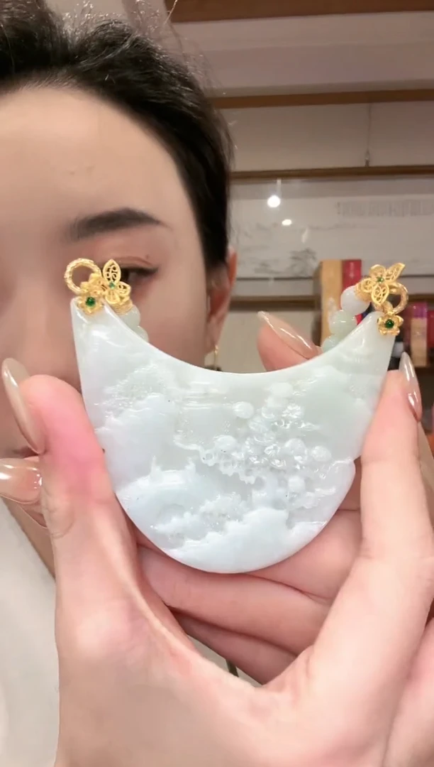 【闪购商品】翡翠颈饰未镶嵌国风