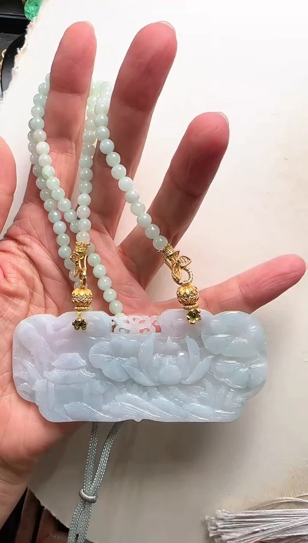 【闪购商品】翡翠颈饰未镶嵌国风