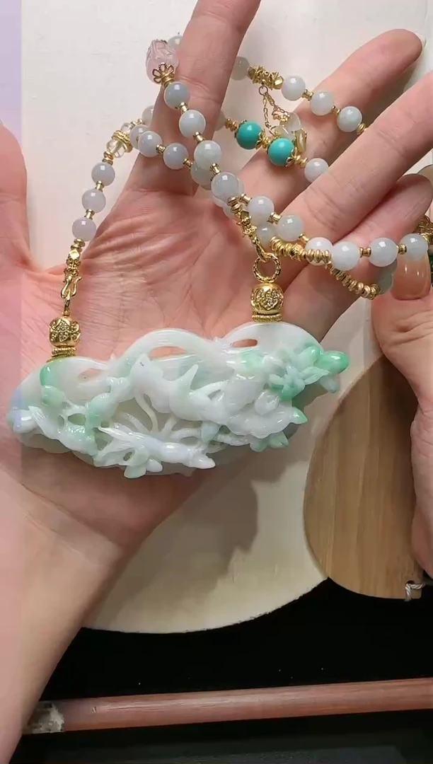 【闪购商品】翡翠颈饰未镶嵌国风