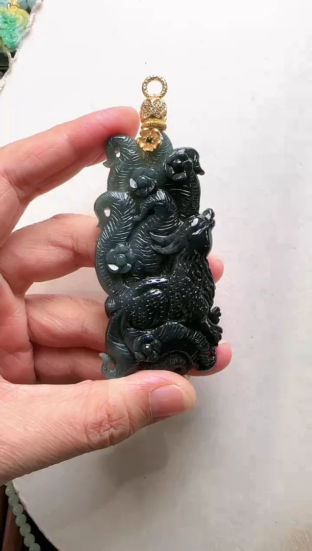 【闪购商品】翡翠颈饰未镶嵌国风