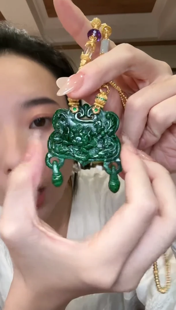 【闪购商品】翡翠颈饰未镶嵌国风