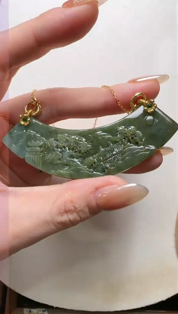【闪购商品】翡翠颈饰未镶嵌国风