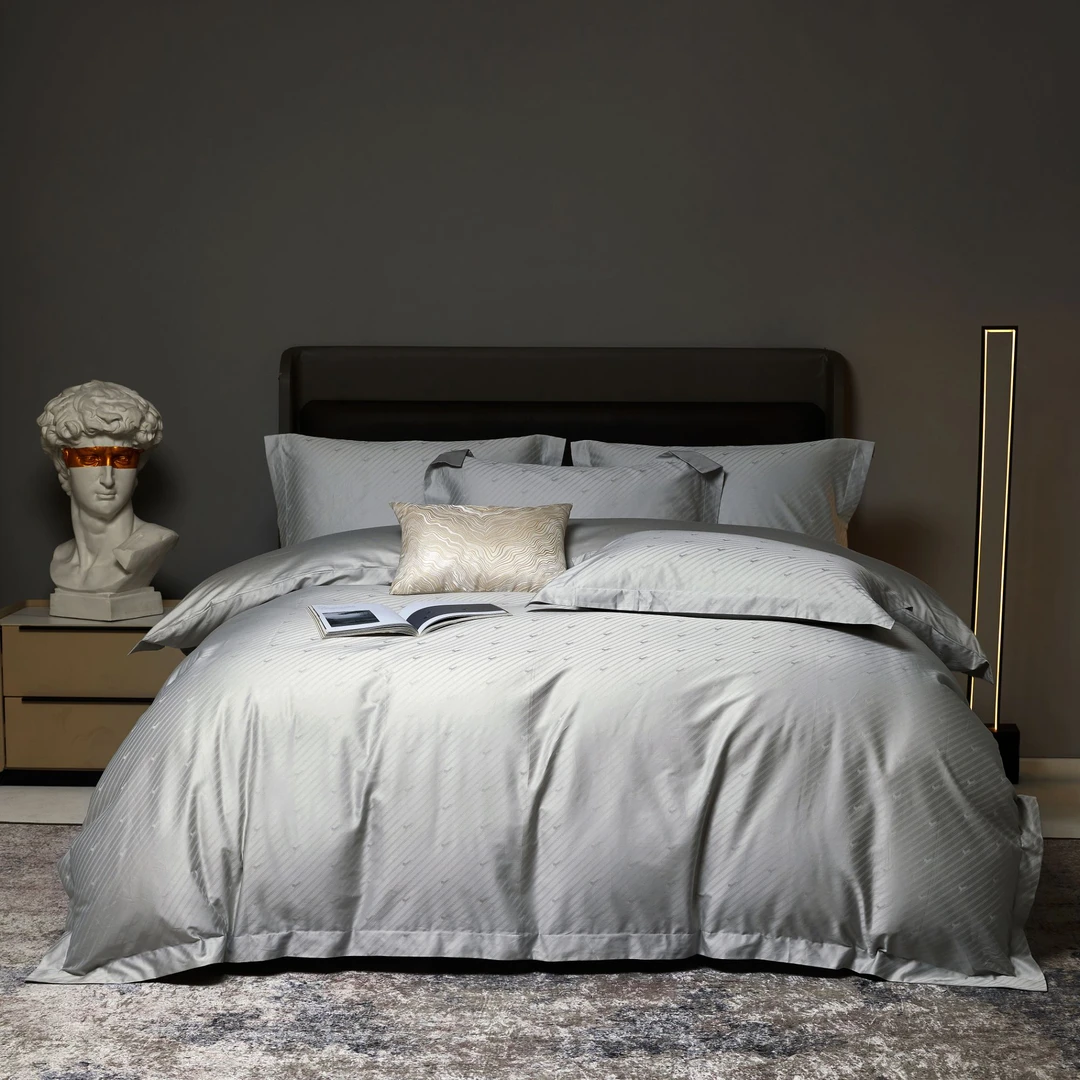 林肯公园色织提花款四件套轻奢简约