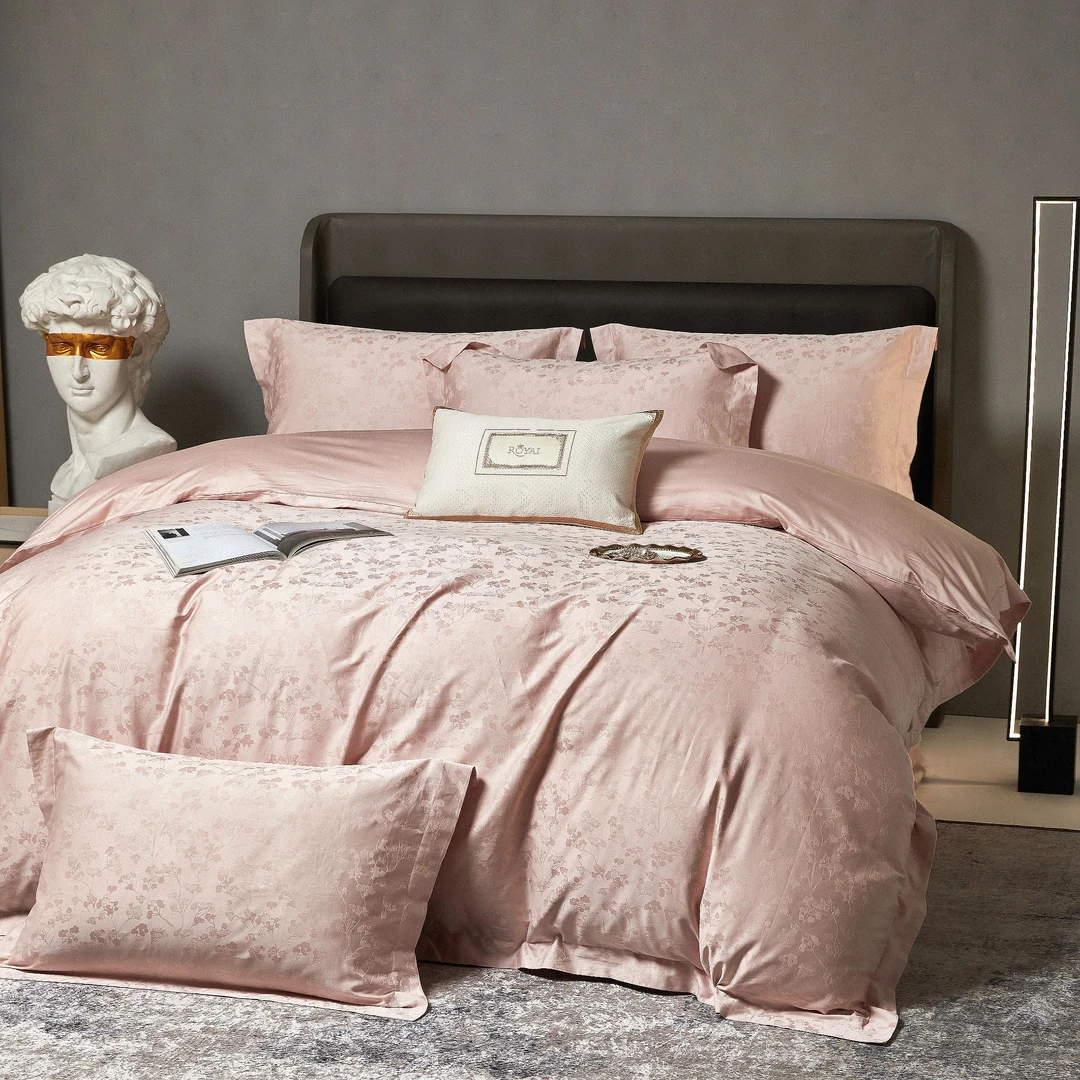 普拉提提花款巴西长绒棉四件套