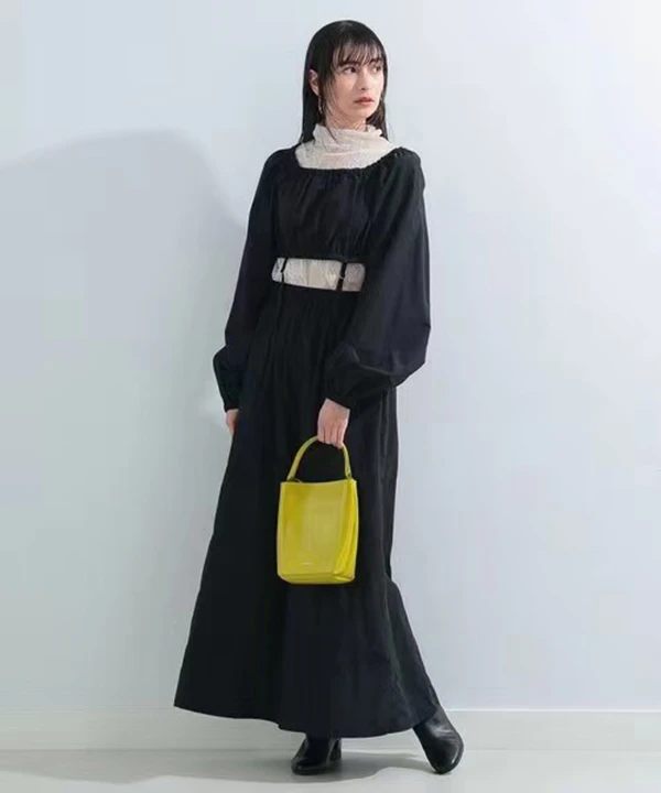 【朵拉外贸】r@y be@ma分体式连衣裙速干一字领显瘦性感