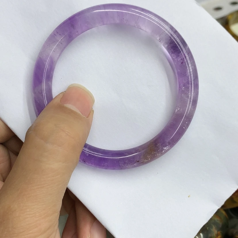 【闪购商品】紫晶手镯未镶嵌青*。