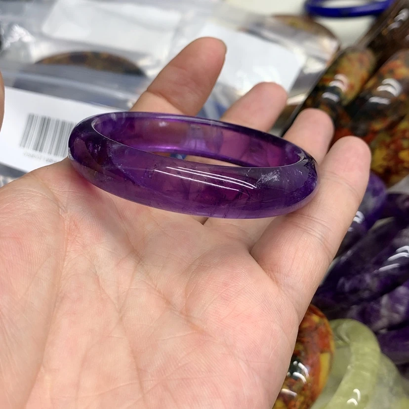 【闪购商品】紫晶手镯未镶嵌棉*姐