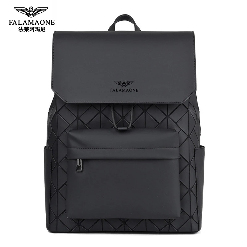 法莱阿玛尼正品男高档轻奢旅行双肩包新款大容量背包商务电脑书包