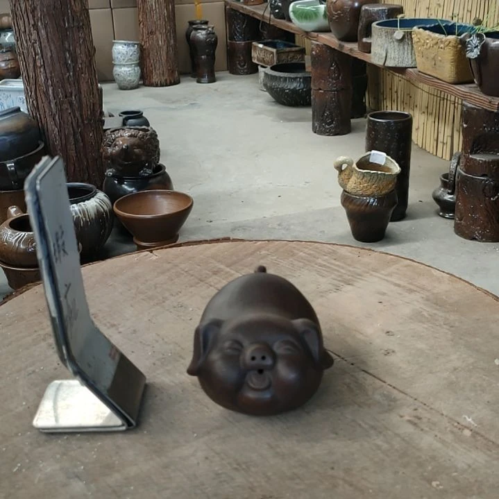 紫砂花盆冬瓜猪88888888888