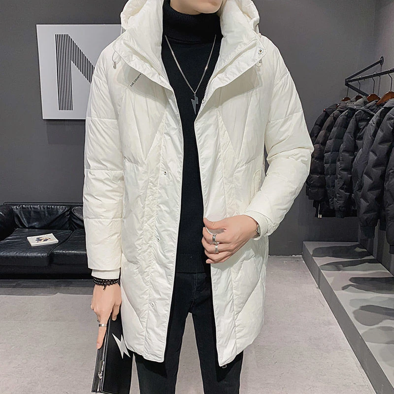 波司澄羽绒服男士中长款冬季外套2023新款韩版潮牌加厚上衣服男潮