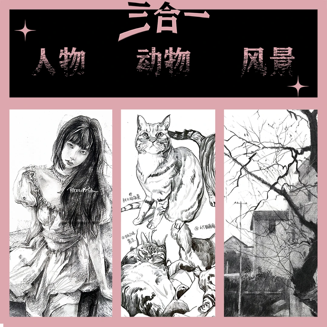 【零基础入门到高阶大神全体系】速写+素描，美院级绘画课程