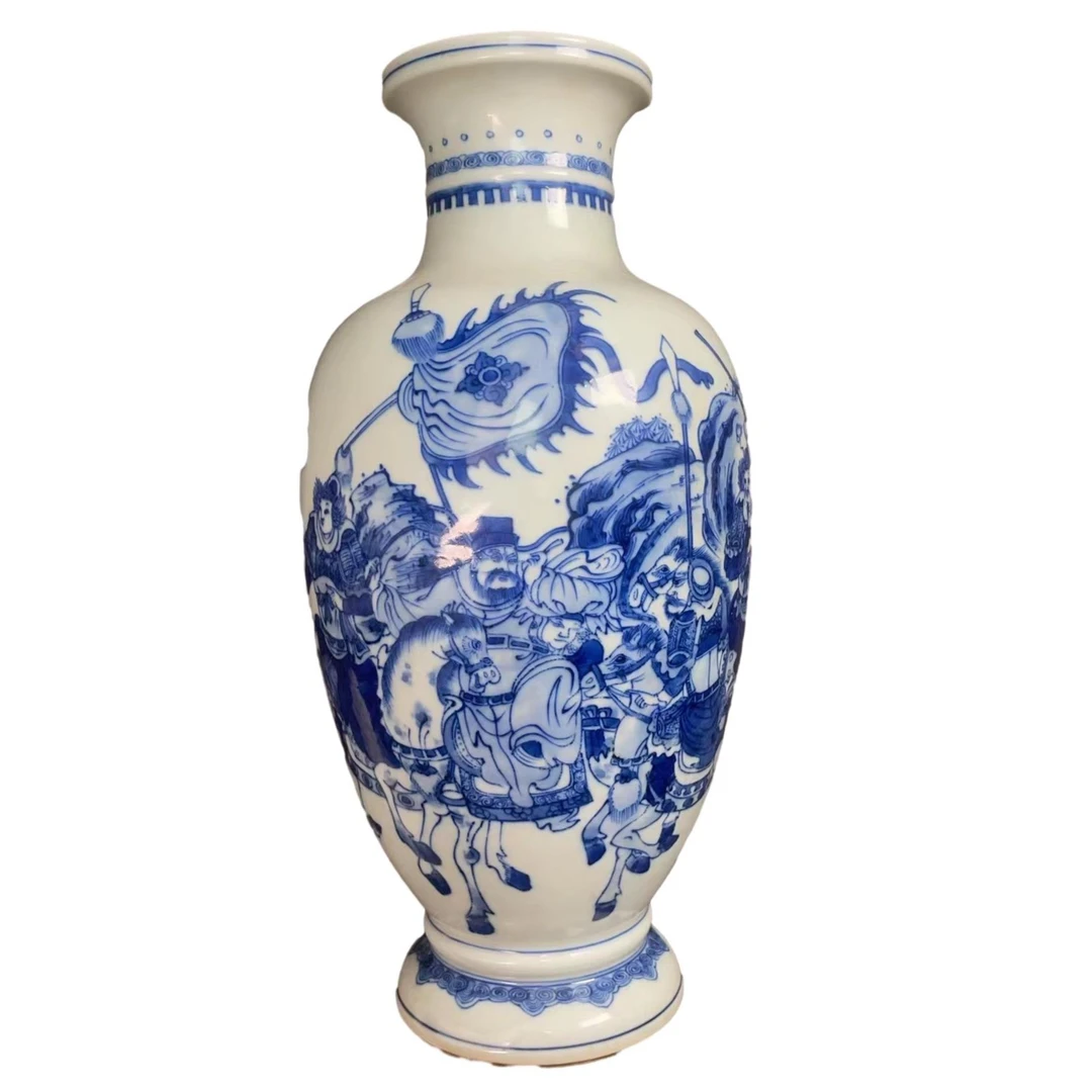 AS9253  清康熙青花瓷梅瓶