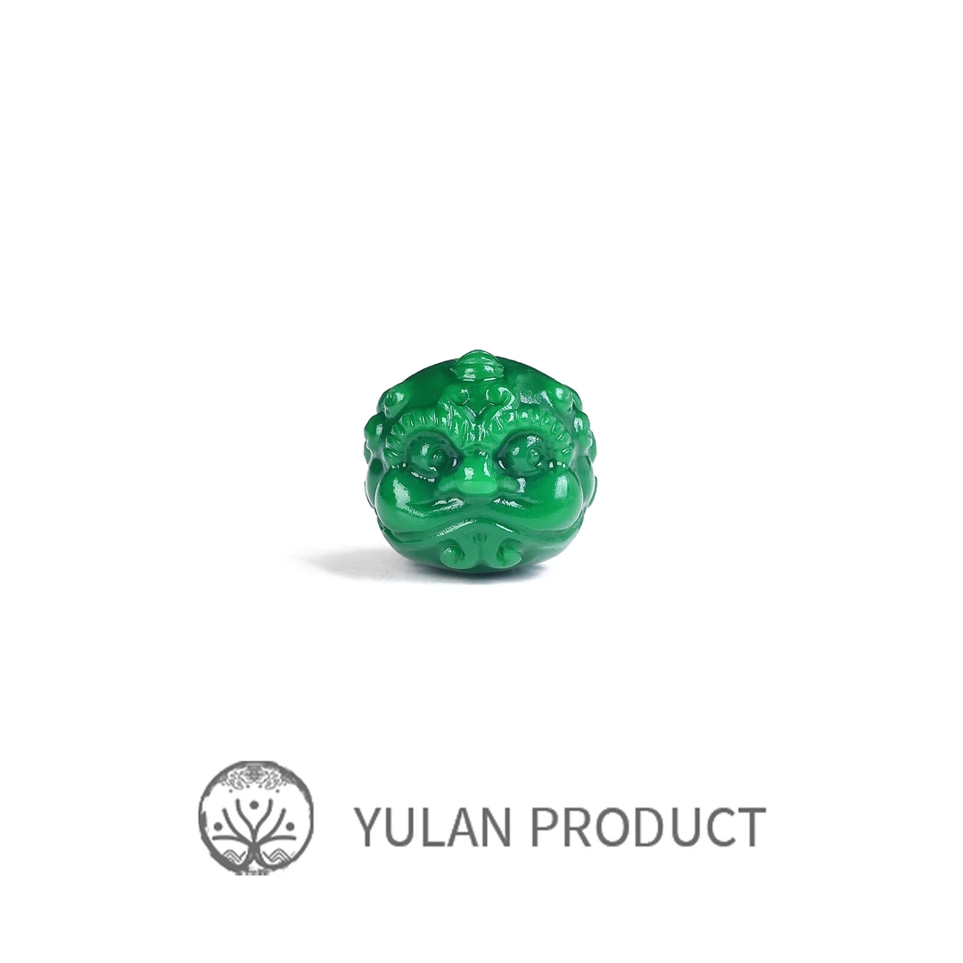 钰澜文玩雪巴琉璃-龙生九子-睚眦宝宝-12mm左右-隔珠百搭diy配饰