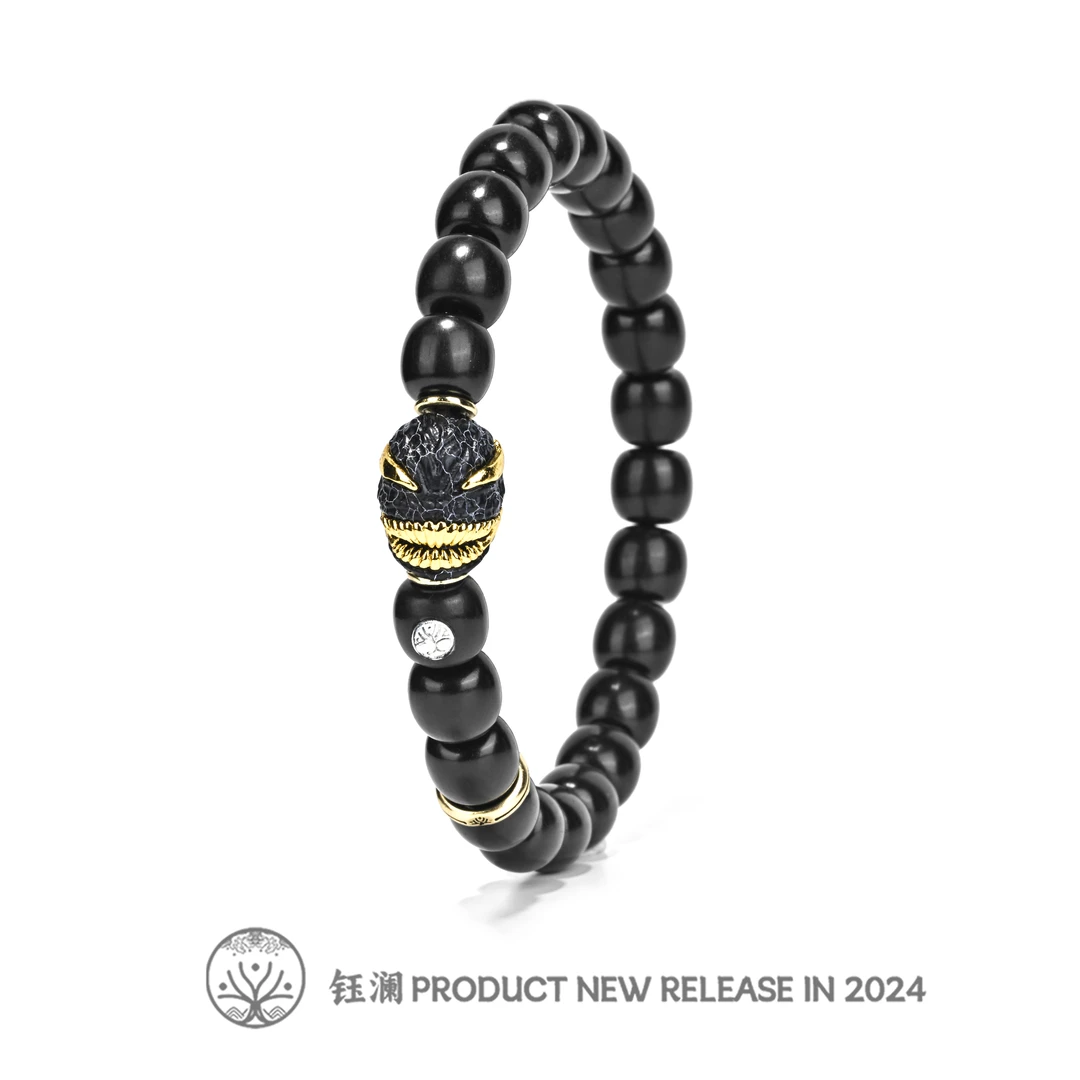 钰澜文玩【周周】毒液+老型手串9mm搭配款-百搭男女同款