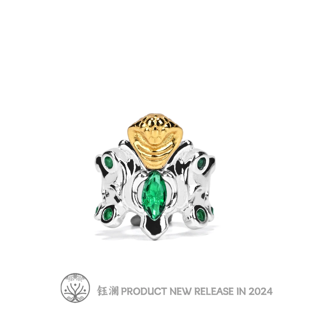 925银银制品 925银蛇卡环-12mm左右-个性百搭创意DIY配饰隔珠