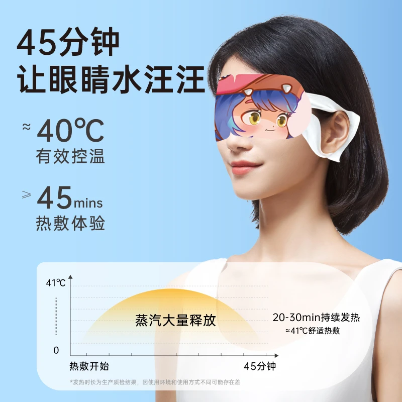 叶黄素蒸汽眼罩缓解眼疲劳眼干涩热敷眼罩眼贴