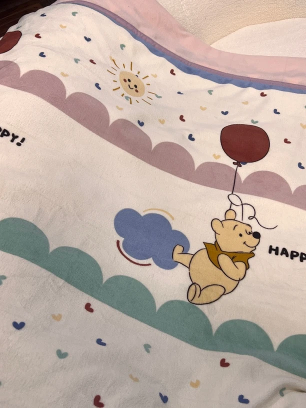 人情世故【气球维尼单人绒被】 牛奶绒家用单人亲肤加厚nov30th