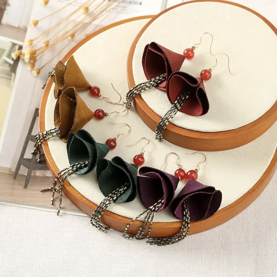 「流苏」香云纱桑蚕丝重磅真丝丝巾国潮风时尚百搭轻奢高档气质