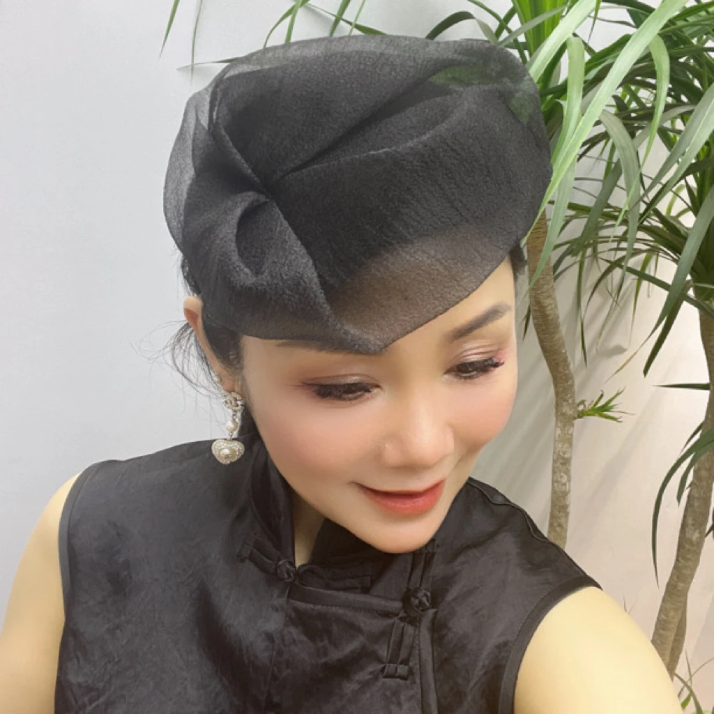 四季款半帽遮白发脱发时尚百搭法式时尚发箍