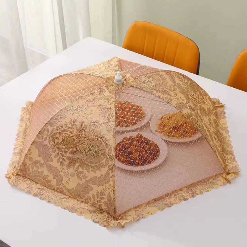 疆全优【新疆包邮】盖菜罩夏季防虫餐桌罩加密可折叠剩饭剩菜食物罩