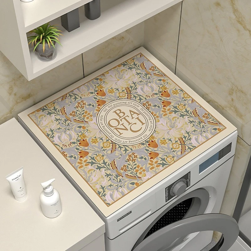 【大号新疆包邮】家用洗衣机硅藻泥防尘罩冰箱微波炉防滑垫吸水垫