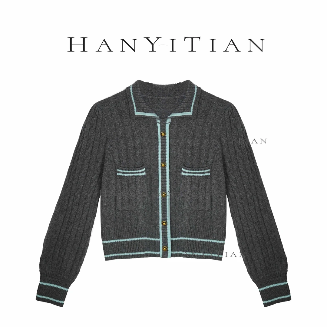 老板娘定制【鎏光粗织】套头毛衣秋冬开衫秋季长袖百搭气质323601