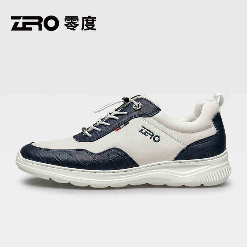 ZRO零度【轻运动时尚范】时尚百搭经典男士秋季新款真皮休闲鞋8079