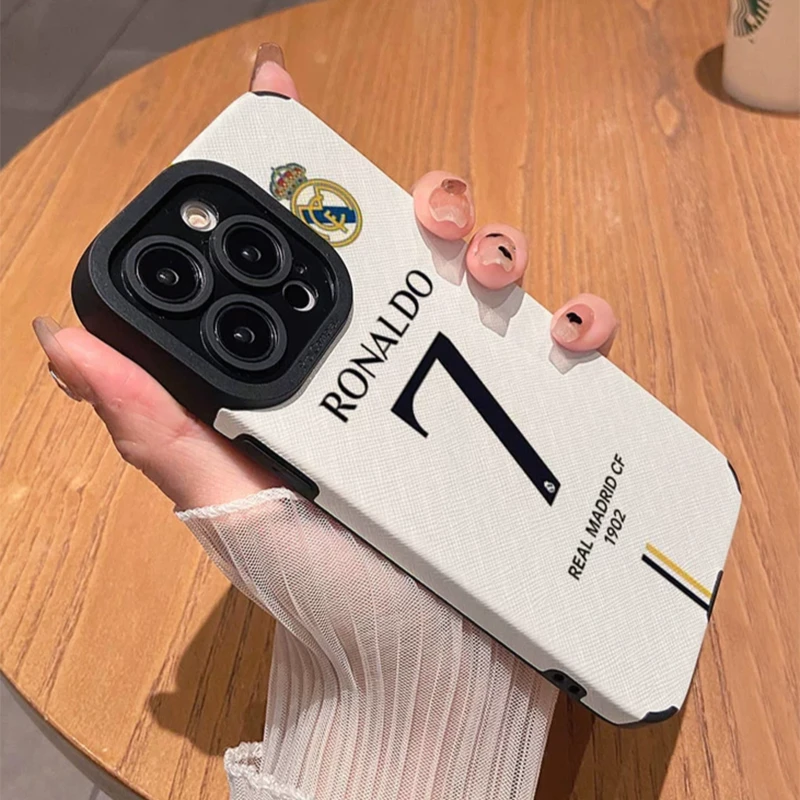C罗7号苹果15手机壳iPhone15/14Pro硅胶软15Promax全包防摔12/11