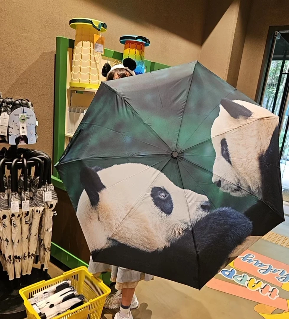 爱宝乐园采购福宝半自动雨伞