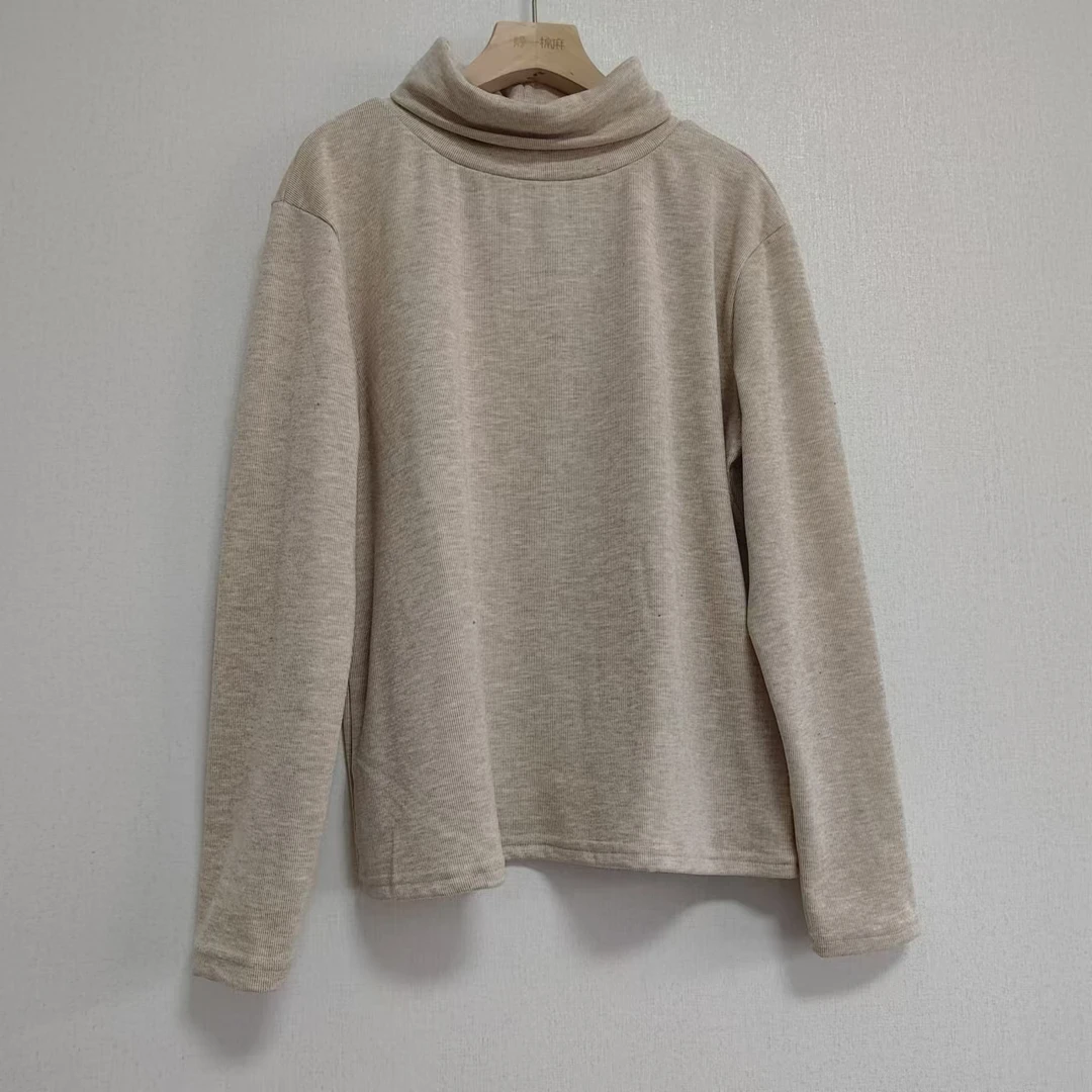 静一棉麻【音希】秋冬时尚 百搭 高领打底毛衣