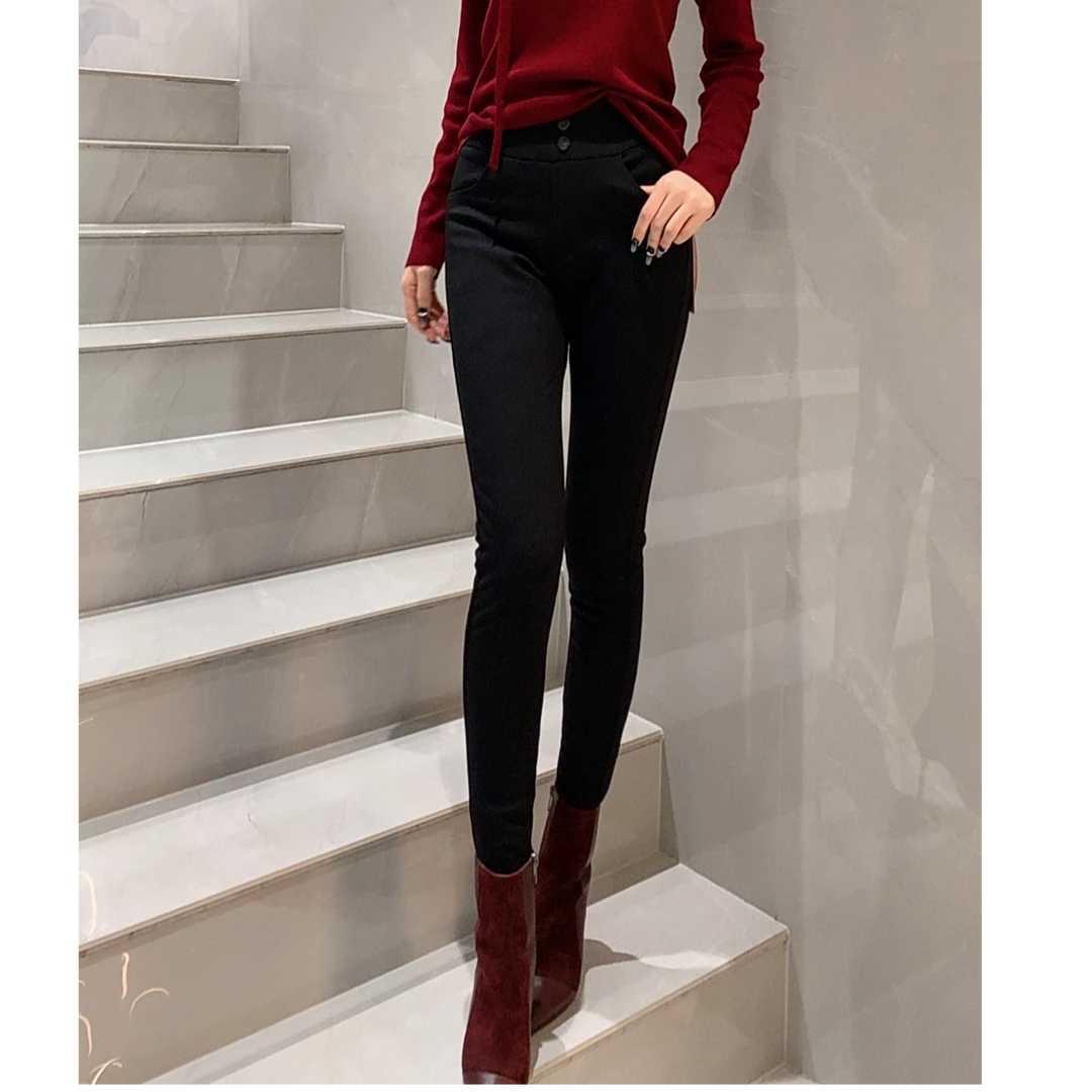 EF/意爱芙修身弹力小脚大鹅裤KX88619