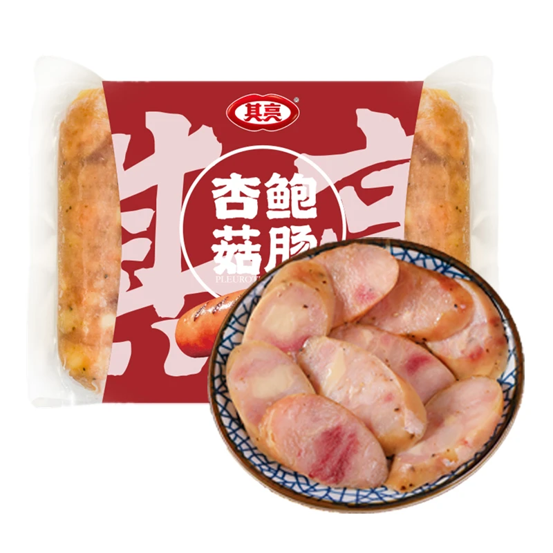 其亮杏鲍菇香肠 烤肠纯肉烤肠 黑胡椒热狗肠烤香肠烧烤早餐肠270g