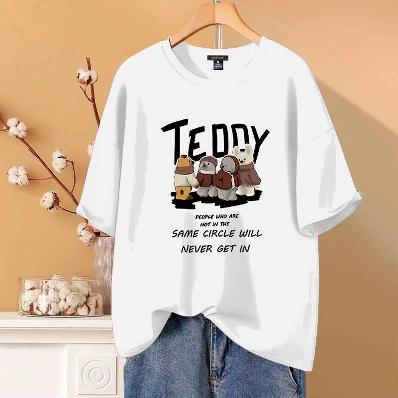 胖mm大码复古上衣女宽松百搭2024夏季新款t恤oversize短袖体恤ins