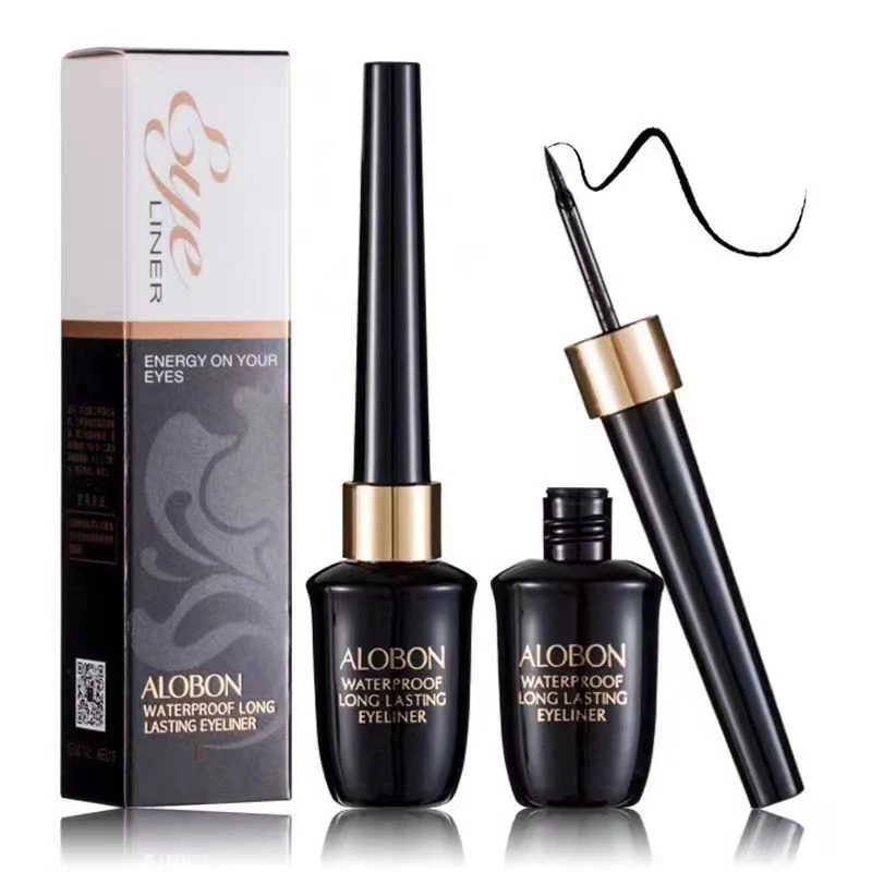 雅邦持妆顺滑眼线液防汗防水显色硬头不易脱色不易掉色初学者正品