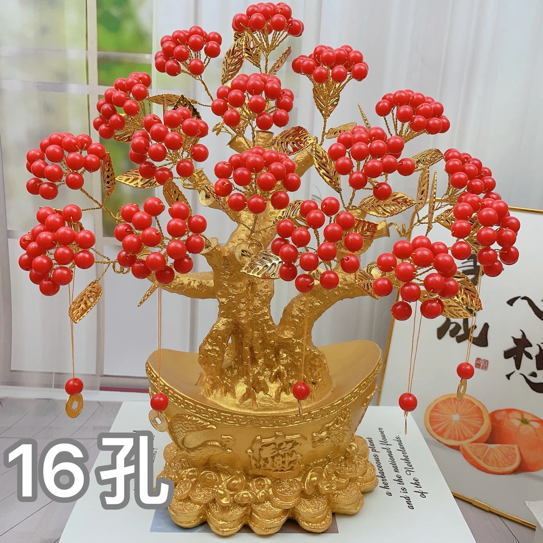 金叶鸿运当头发财果材料包手工DIY制作家居摆件