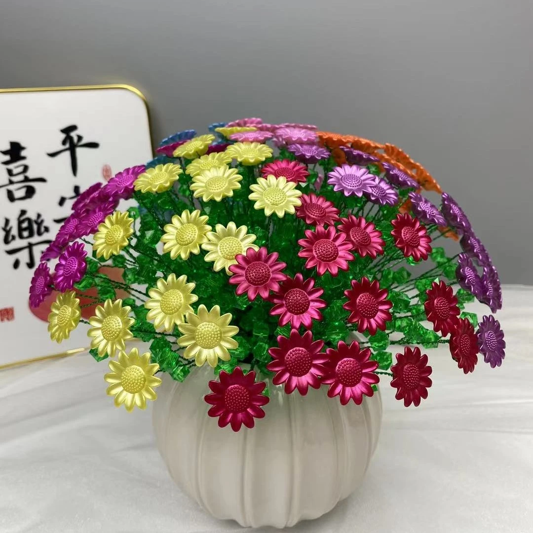 （送花瓶）七彩小太阳花材料包（小燕子手工推荐）