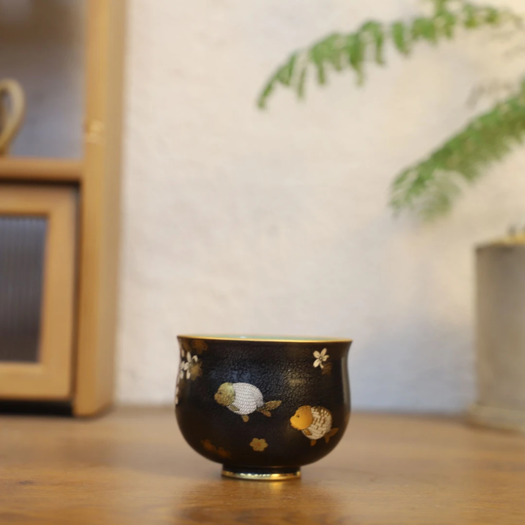 天目福寿鱼圆融杯