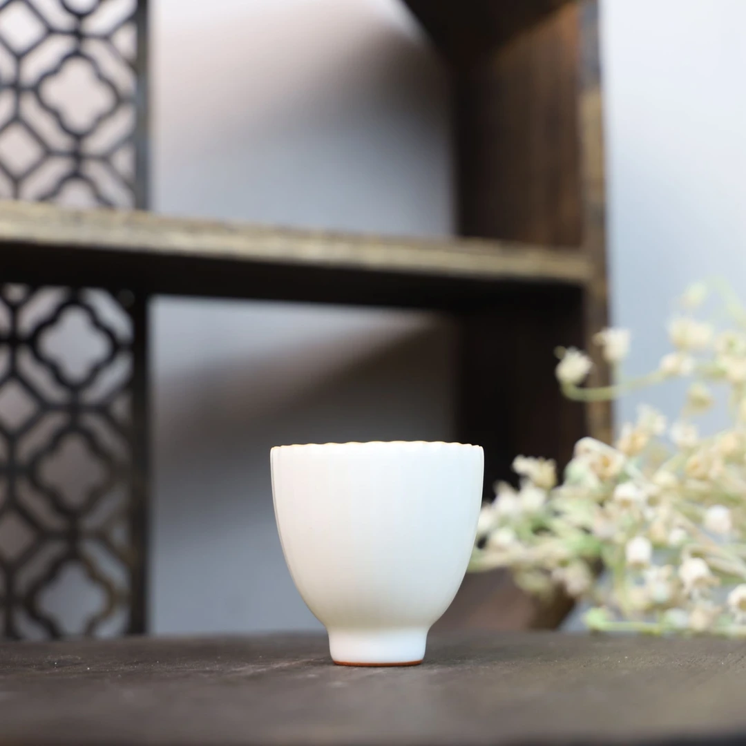 元本道象牙白千页杯