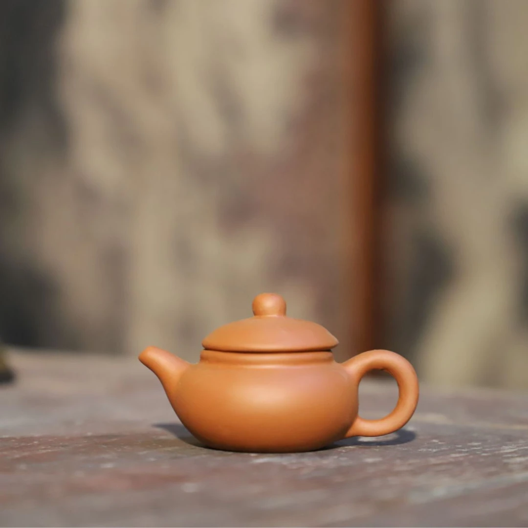 迷你紫砂仿古把把壶手工小号茶宠摆件