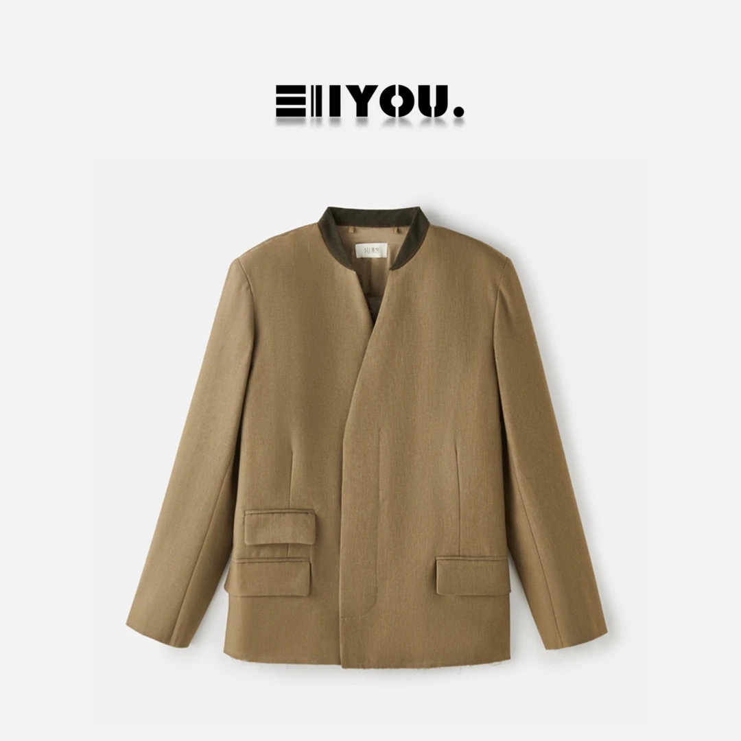 【ENYOU定制】小众设计圆领西装