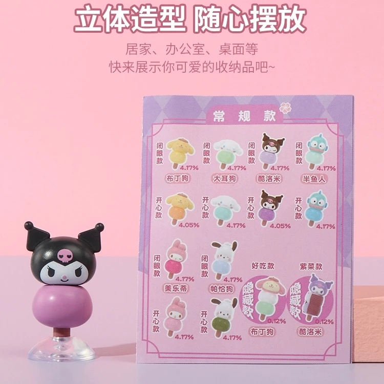 【拆盒】团子糖果粒三丽鸥家族系列正品潮玩盲袋