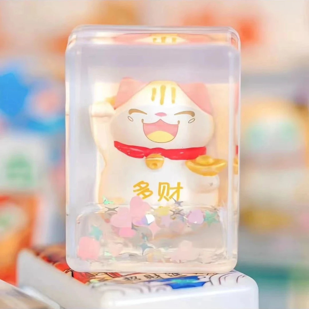 【拆袋】麻上发财喵盲袋 正品潮玩树脂摆件