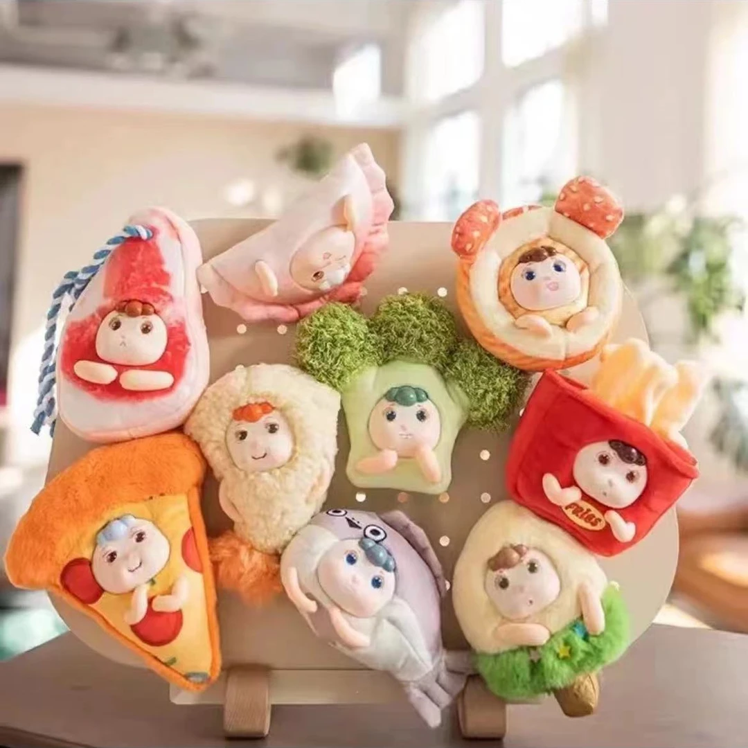 【拆盒】巴风特小羊今天吃什么美食系列 正品潮玩盲盒