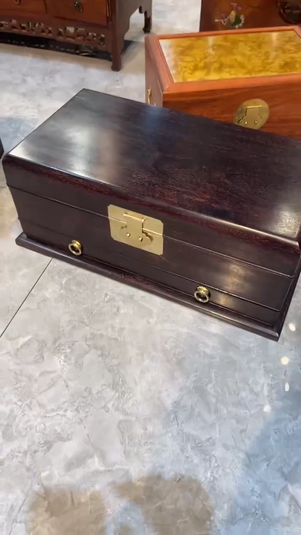 【闪购商品】贡木紫檀箱子紫檀箱子