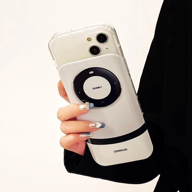 苹果改华为新款超火双层滑盖苹果15promax手机壳高级感iPhone外壳