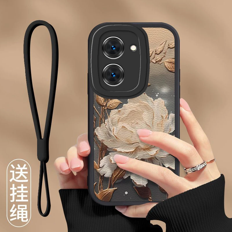 适用vivoY78手机壳液态硅胶软壳小羊皮女望舒金莲防摔镜头全包保