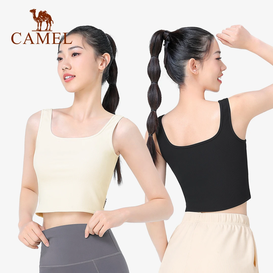 骆驼瑜伽服女款背心春季透气内衣健身服外穿运动美背打底Z040