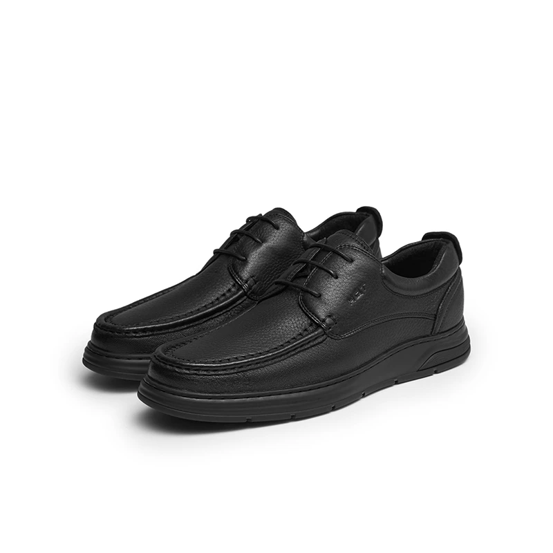 【琦儿专属】红蜻蜓男士皮鞋休闲时尚商务系带软底爸爸鞋WZA43330