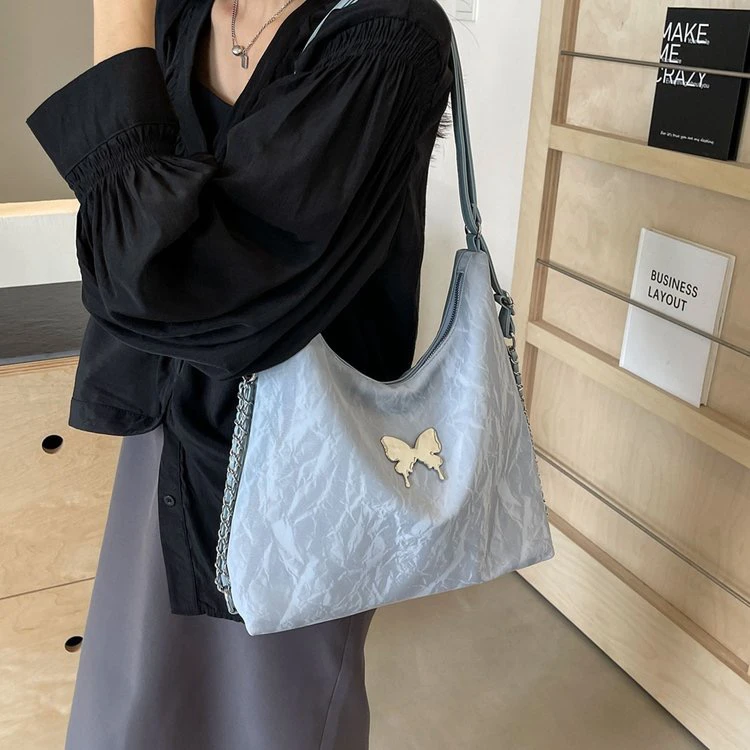 时尚爆款托特包包女新款百搭大容量斜挎大包高级质感通勤背包洋气