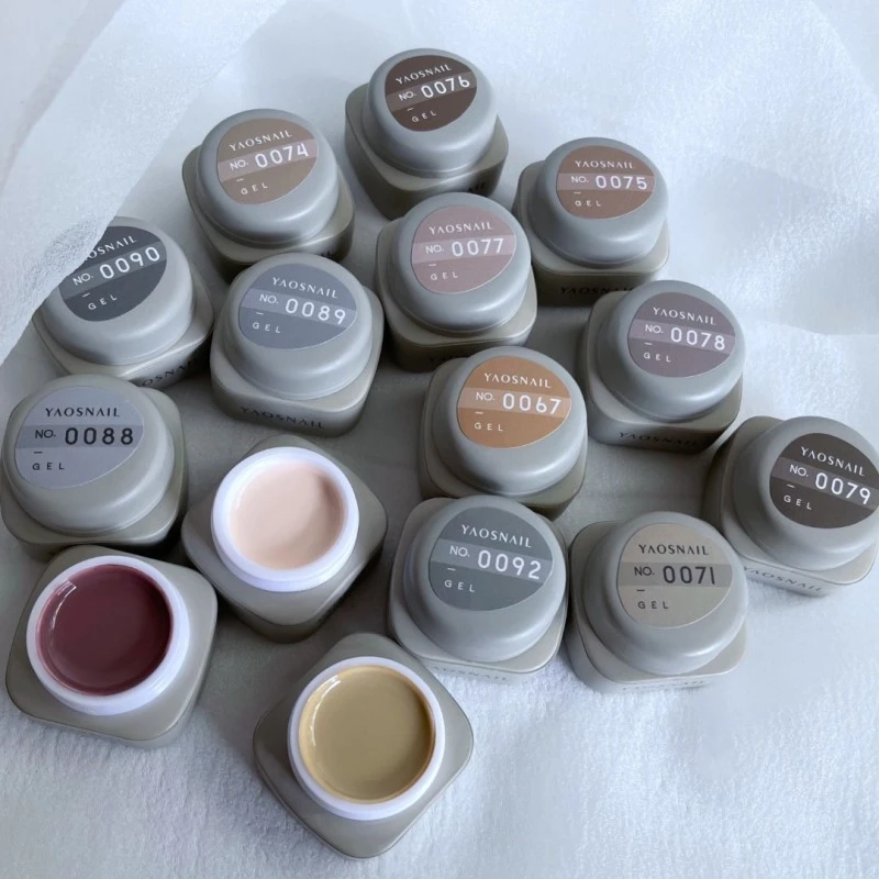 YAOSNAIL你瑶2022新款日式甲油胶秋冬色胶罐装胶美甲店专用5克